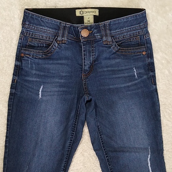 Democracy Ab Technology Jeans size 4 Distressed - Picture 3 of 16